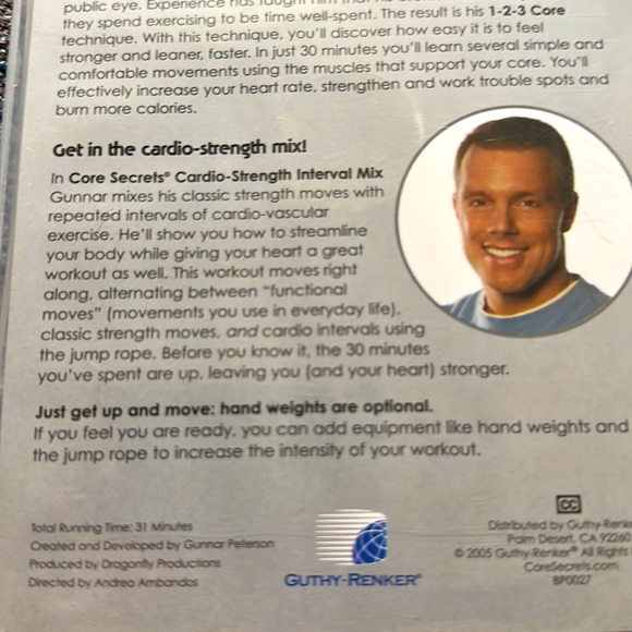 Core Secrets: Cardio-Strength Interval Mix DVD great condition no scratches - Picture 3 of 7